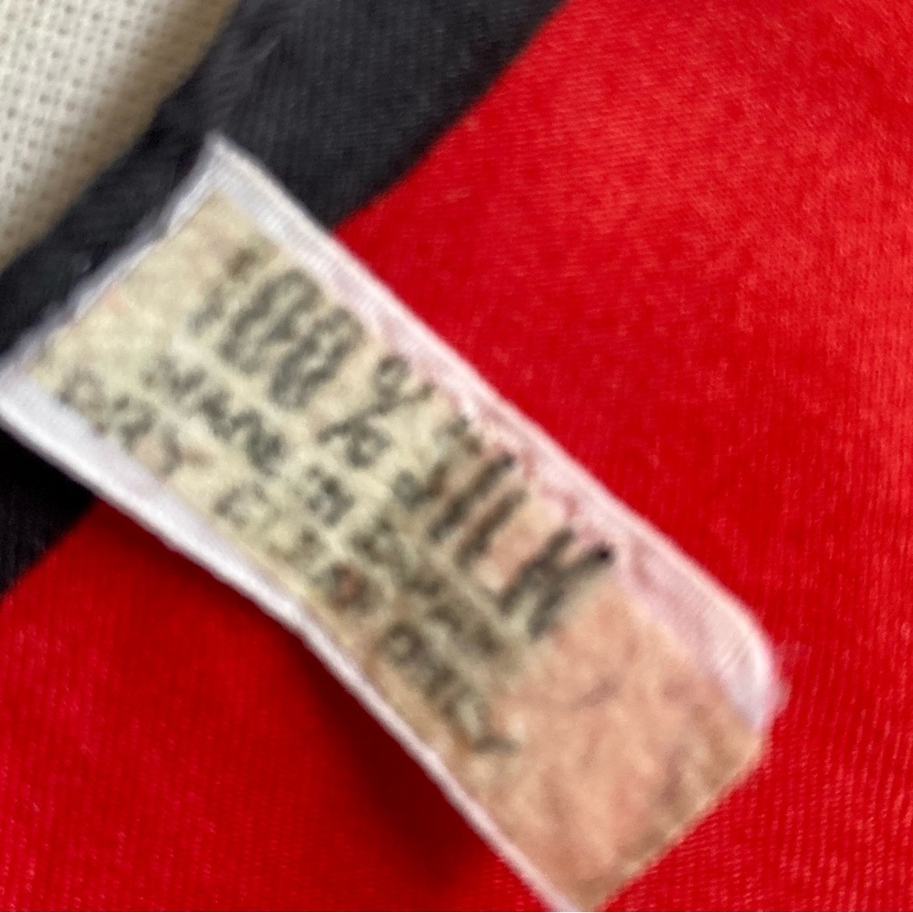 Vintage CHECKERED silk scarf. - Picture 5 of 9